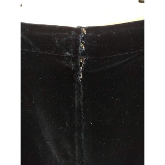 Black Velvet Women's 18 Homemade Skirt Long Modest Vintage - Picture 6 of 8